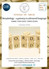 Morphology - a gateway to advanced language